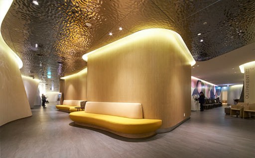 Waiting lounge at the CHA Seoul Station fertility center